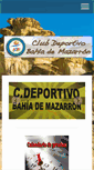 Mobile Screenshot of clubdeportivobahiademazarron.es